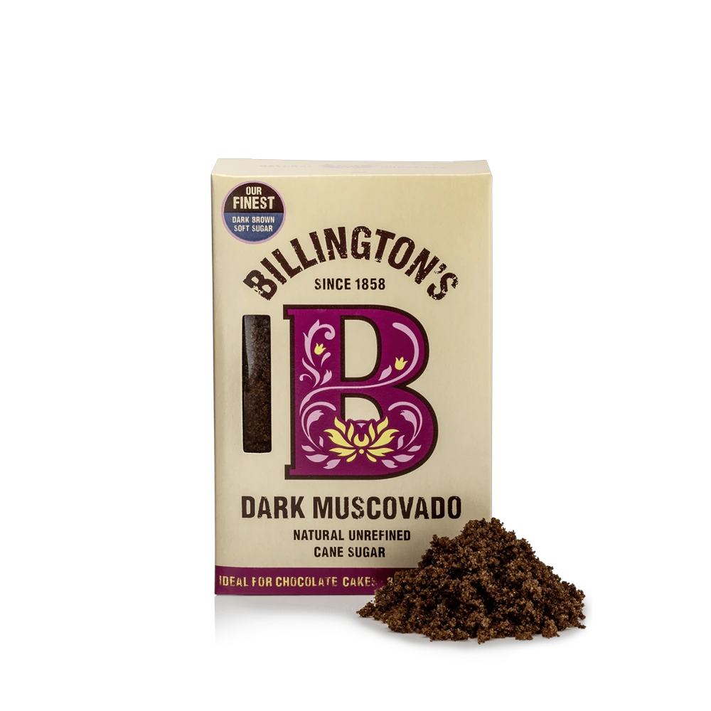 Billington's Dark Muscovado — unraffinierter Rohrohrzucker, dunkel