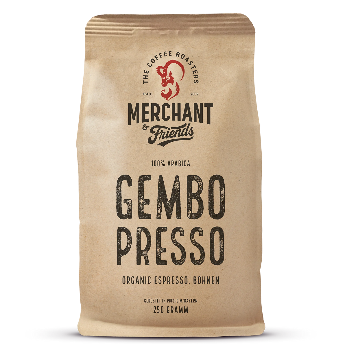 Gembopresso Bio Espresso 250g ganze Bohne — Single Origin Espresso aus Äthiopien | Merchant & Friends