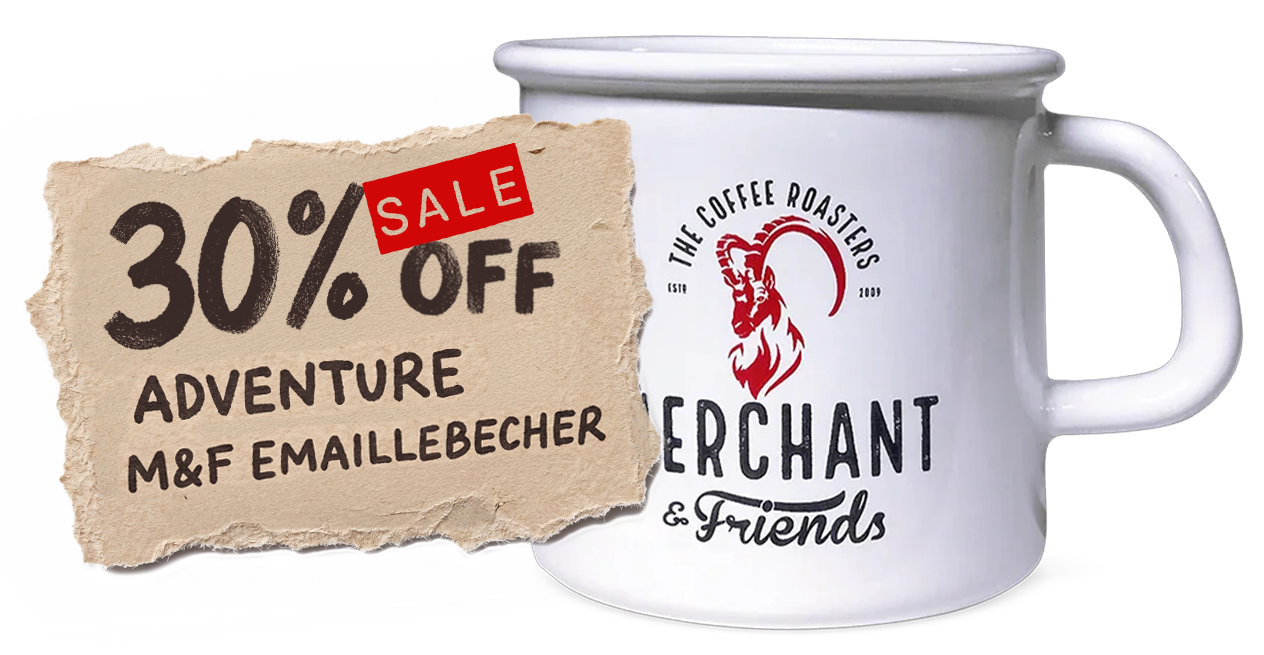 M&F Emaillebecher im Sale