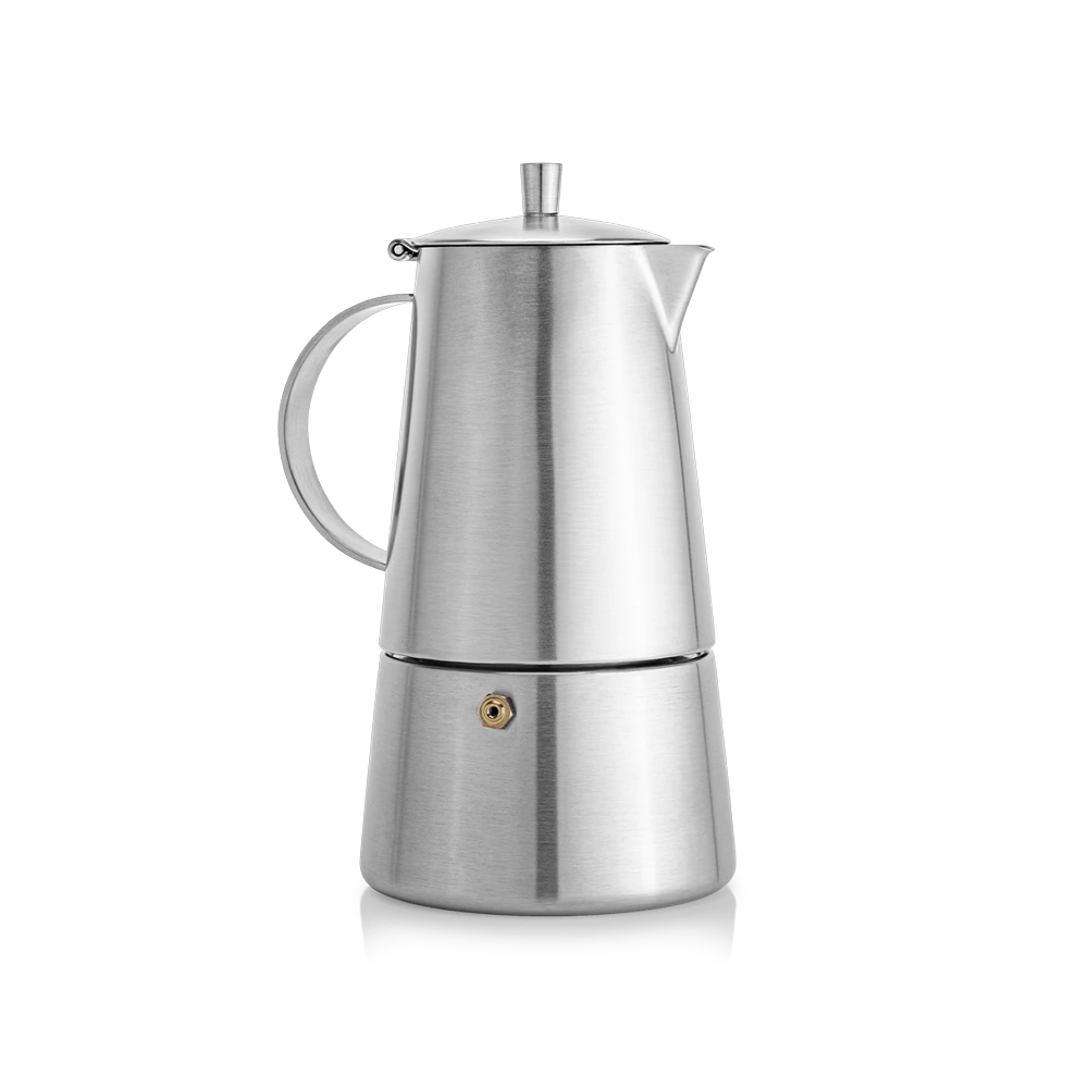 Cilio Espressokocher — Mokkakanne für Herd, 6 Tassen