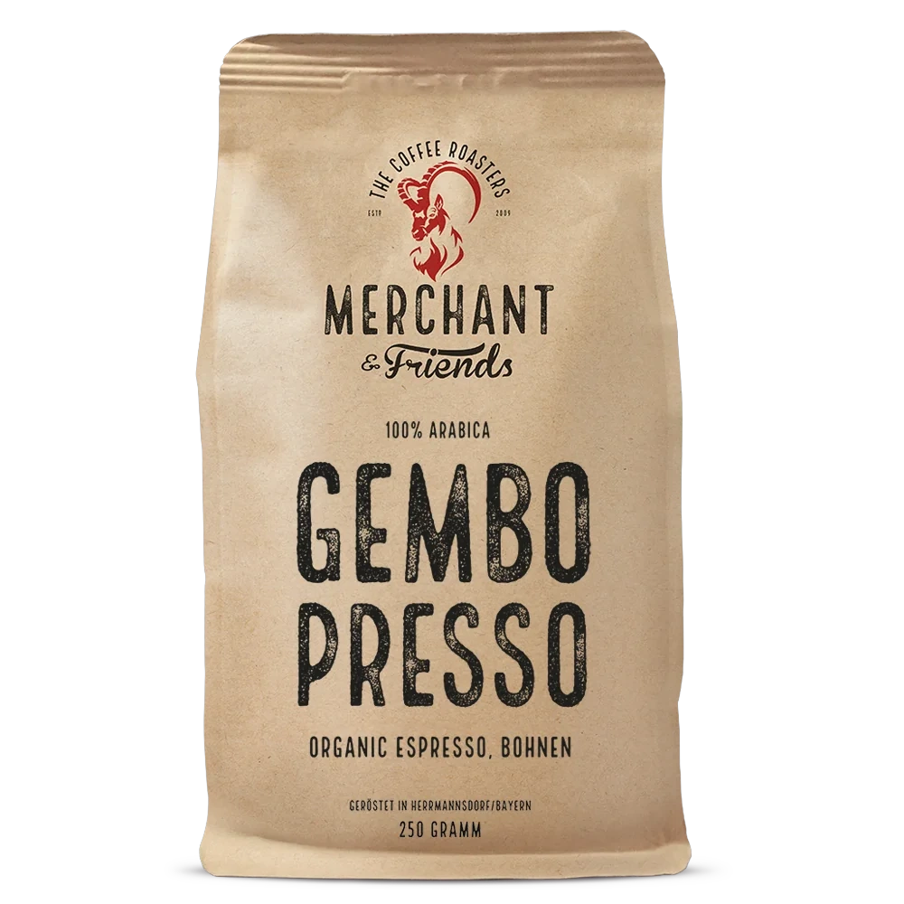 Gembopresso Bio Espresso 250g ganze Bohne — Single Origin Espresso aus Äthiopien | Merchant & Friends