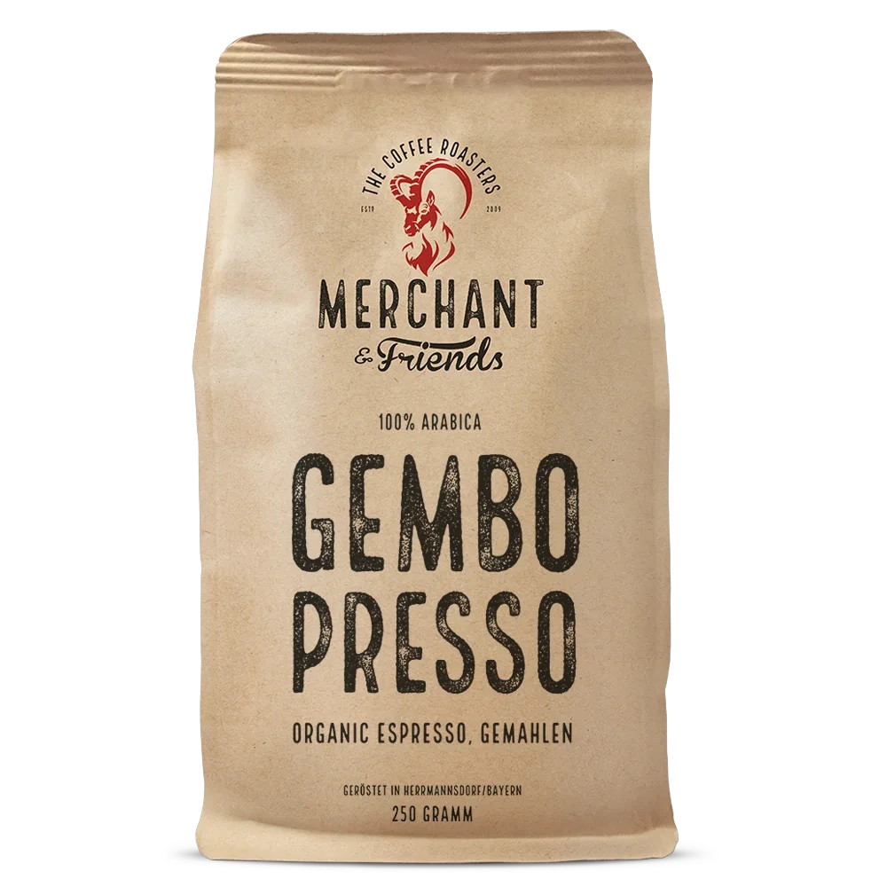 Gembopresso Bio Espresso 250g gemahlen — Single Origin Espresso aus Äthiopien | Merchant & Friends