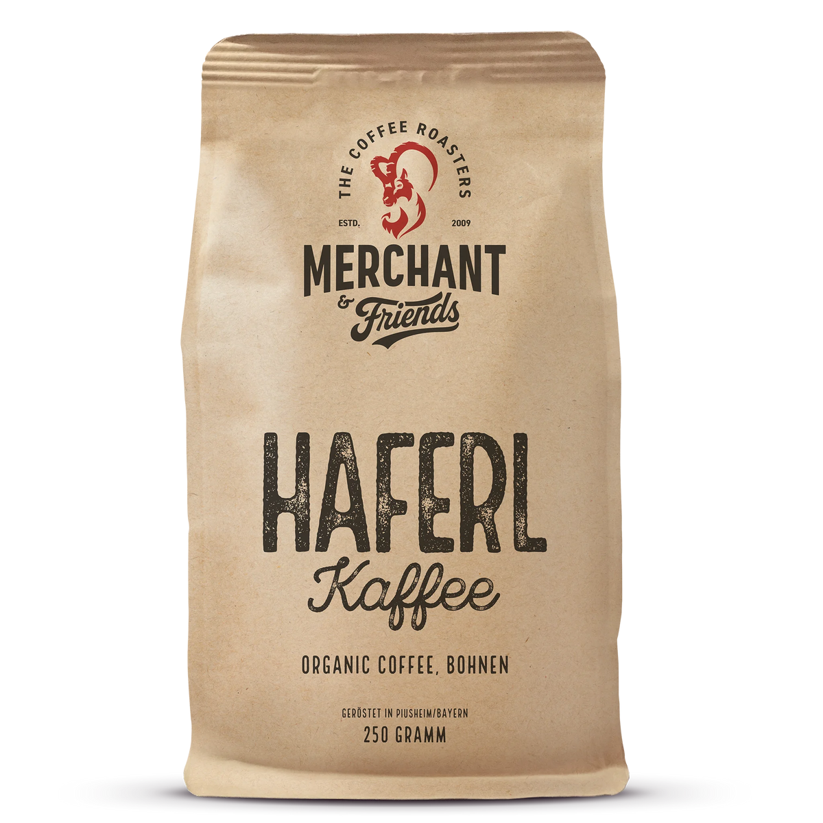 Haferl Kaffee Bio Filterkaffee 250g ganze Bohne — Bayrischer Filter-Klassiker aus Indonesien, Tansania | Merchant & Friends