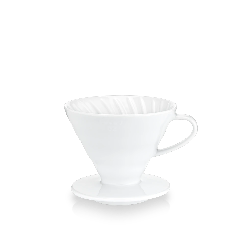 Hario V60 Kaffeefilter — Keramik-Dripper Größe 02, weiß