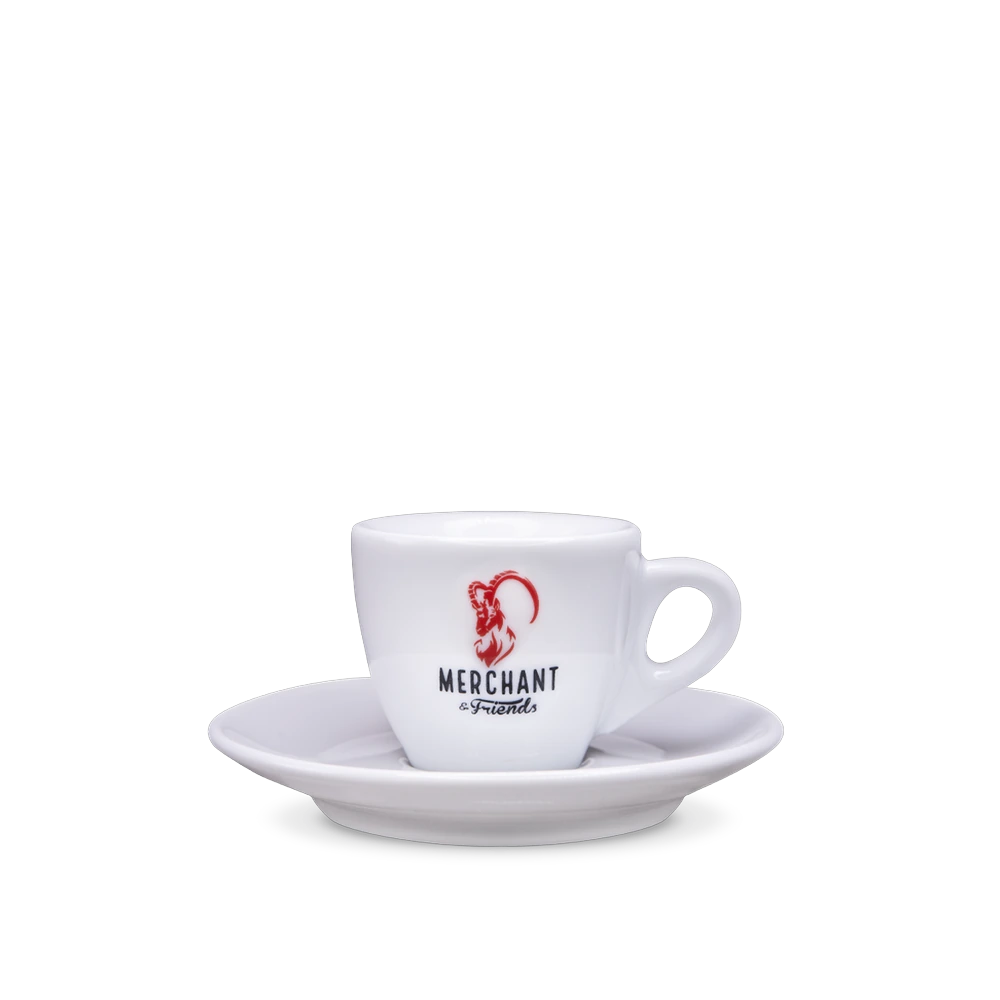 Merchant & Friends Espressotasse — Keramik, für Siebträger und Mokkakanne