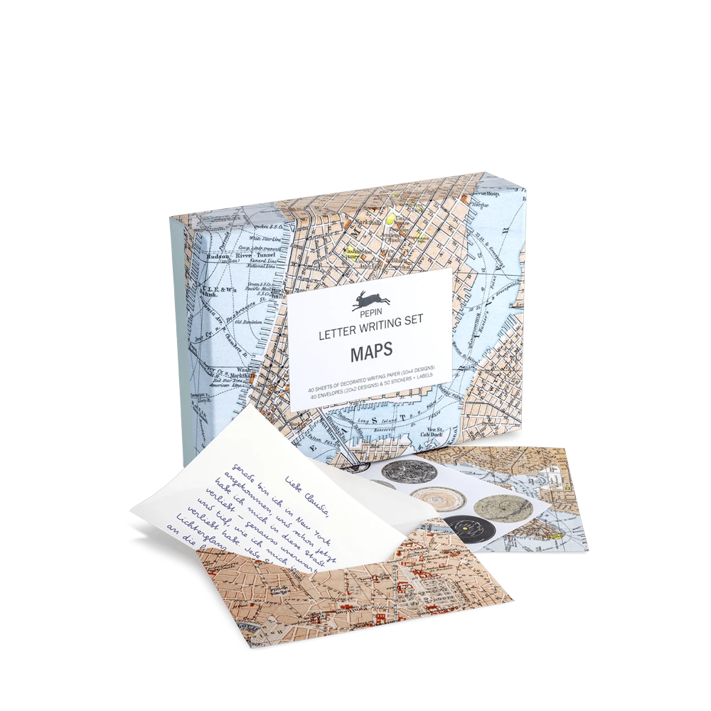 Pepin Briefpapierbox Adventure — Briefpapier-Set aus Amsterdam